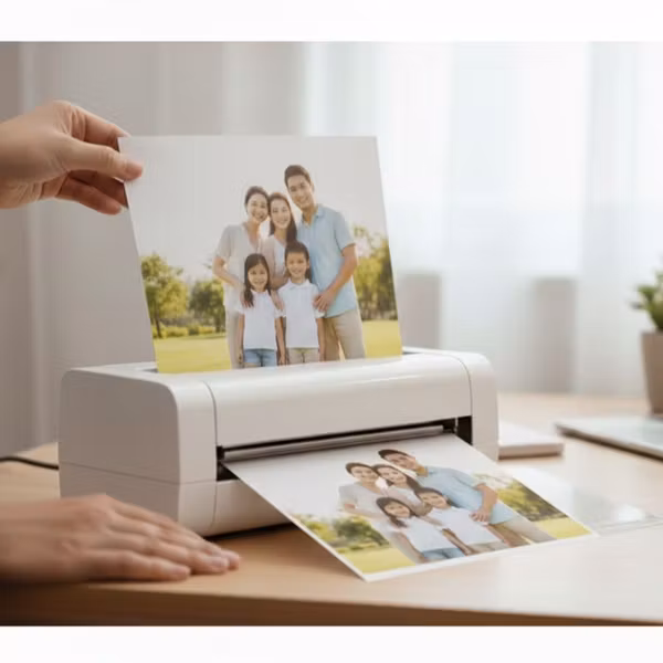 Fotoutskrift av egne bilder A4