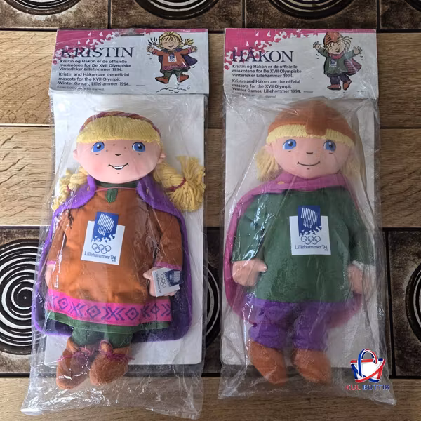 OL '94 Kristin & Håkon - Originale & Uåpnede Dukker