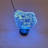 Minecraft Steve 3D LED-Lampe ( Brukt )