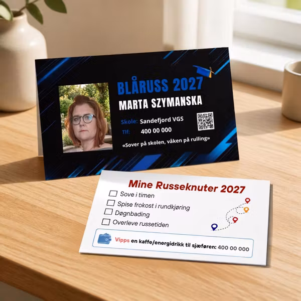 Russekort 2027 (2-sidig)