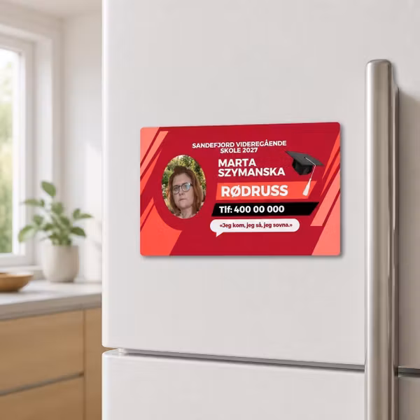 Magnetiske Russekort – Familiepakke