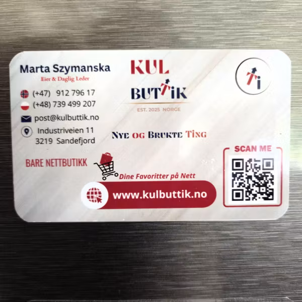 Magnetiske Visittkort