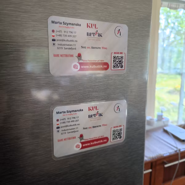 Magnetiske Visittkort
