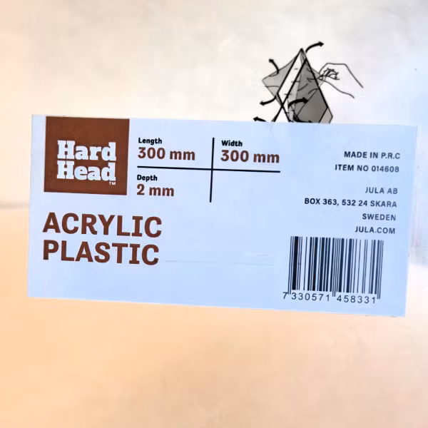 Hard Head Akrylplast 30x30cm