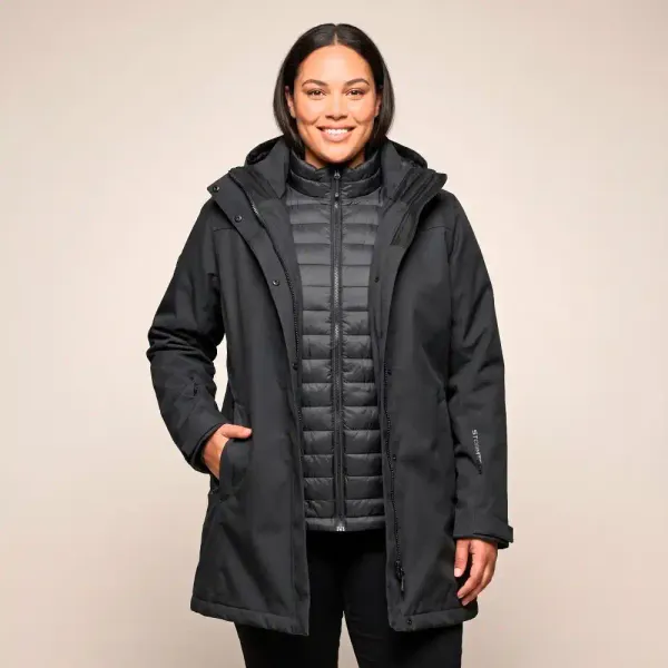 Stormtech SSJ-2W 3-i-1 Damejakke 3XL Svart