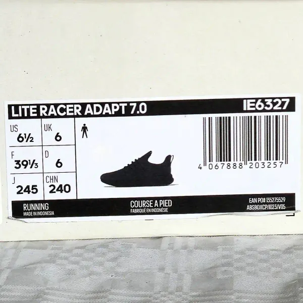 Adidas Lite Racer Adapt 39 1/3