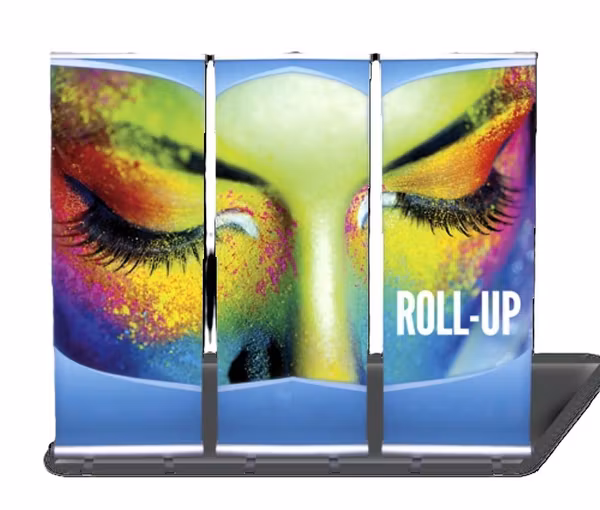 Roll-Up Komplett 85x200 cm (Inkl. trykk og bæreveske)