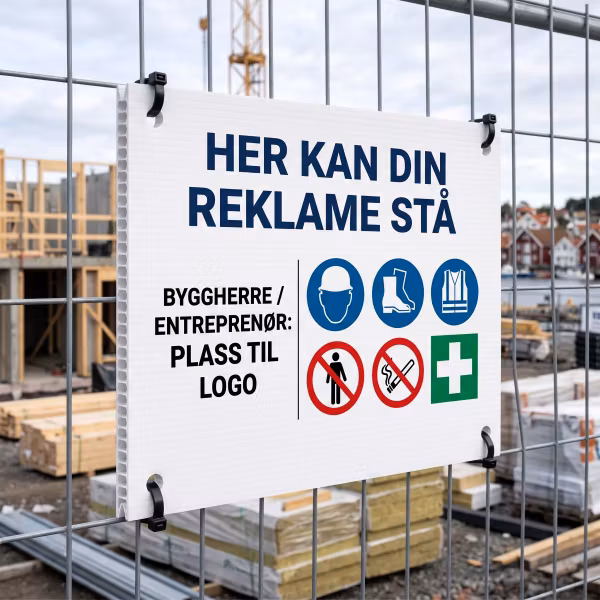Byggeskilt & Kampanjeplater (Kanalplater 4 mm)