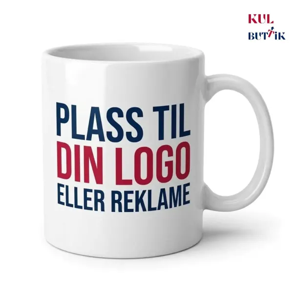 Klassisk Profilkrus med Trykk (Keramikk 330 ml)