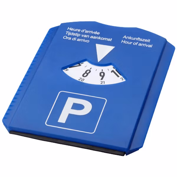 5-i-1 Smart Parkeringsskive & Isskrape m/ Bedriftslogo (Spot)