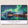 Eksklusivt Postkort A6 – Lofoten, Norge («Det magiske nordlyset»)