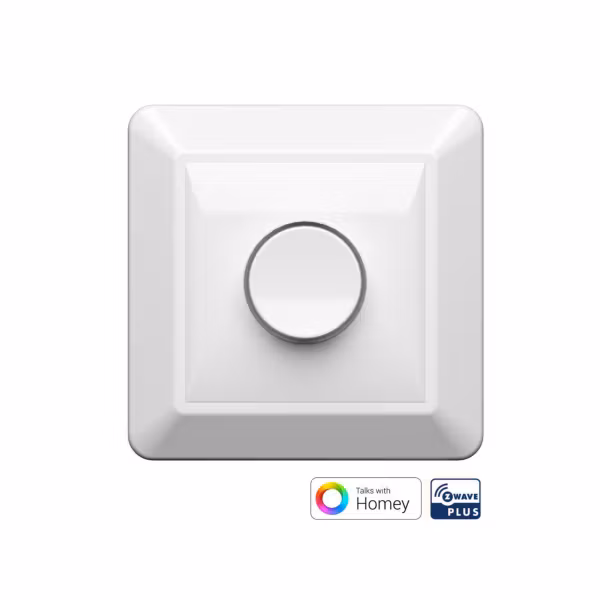 Q-Light Zerodim Z-Wave LED-Dimmer 230V – Smart Lysstyring (Hvit)