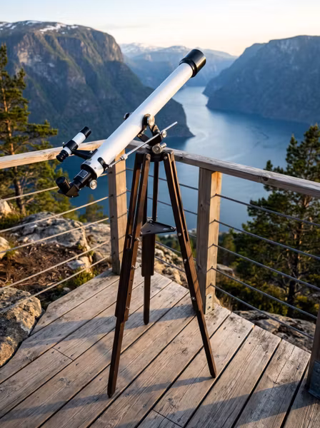 Gemini 60/800 mm Vintage Astronomisk Teleskop – Klassisk Japansk Refraktor m/ Trestativ