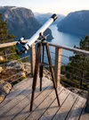Gemini 60/800 mm Vintage Astronomisk Teleskop – Klassisk Japansk Refraktor m/ Trestativ
