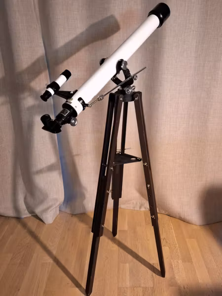 Gemini 60/800 mm Vintage Astronomisk Teleskop – Klassisk Japansk Refraktor m/ Trestativ