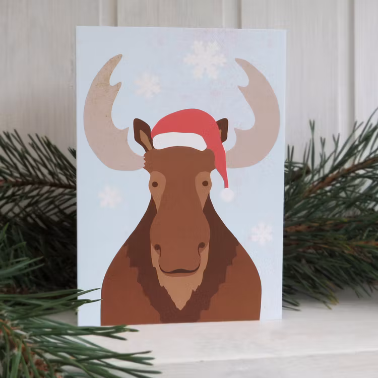 Julkort - X-Moose