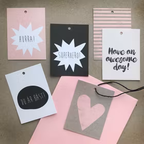 Tags - Födelsedag Rosa