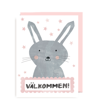 Inbjudningskort - Kanin