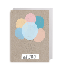 Inbjudningskort - Balloons!