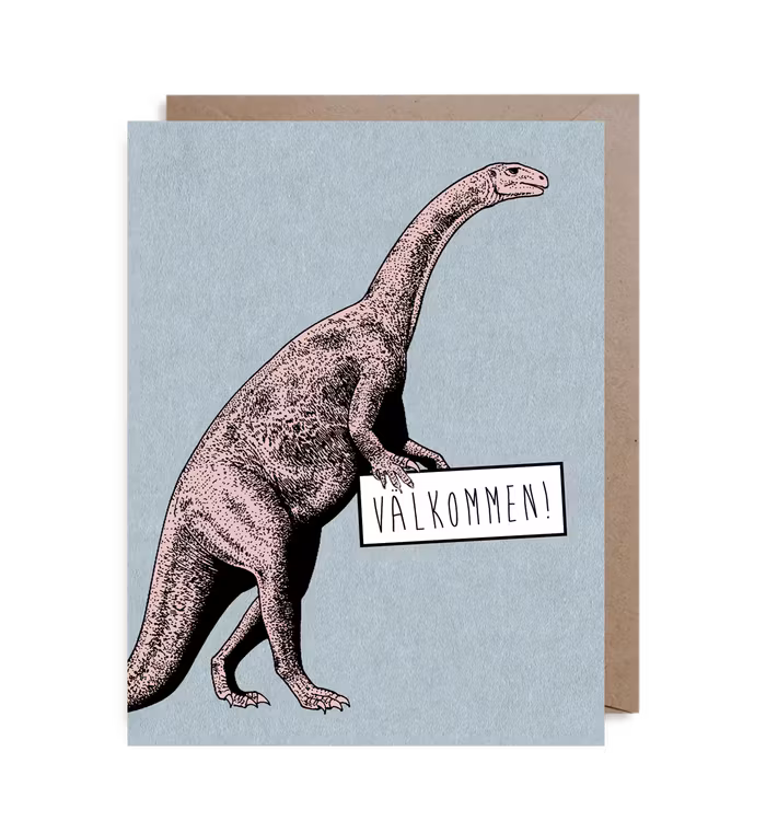 Inbjudningskort - Dinosaur!