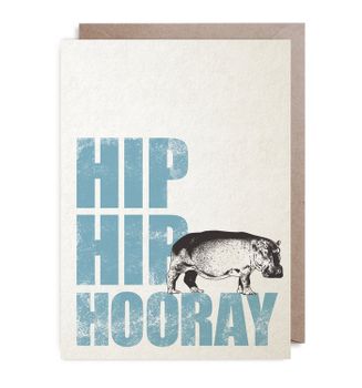 Kort - Rustik Hip, Hip, Hooray