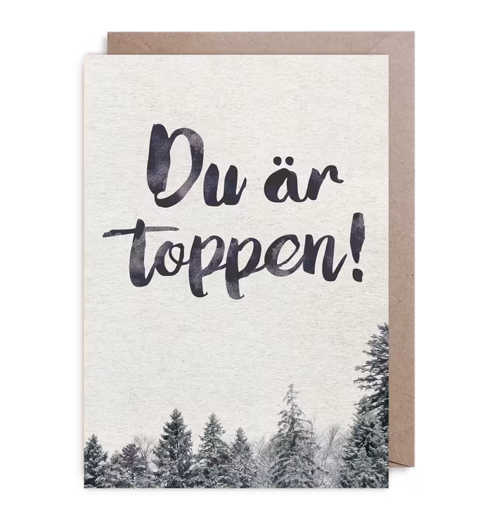 Kort - Du är Toppen