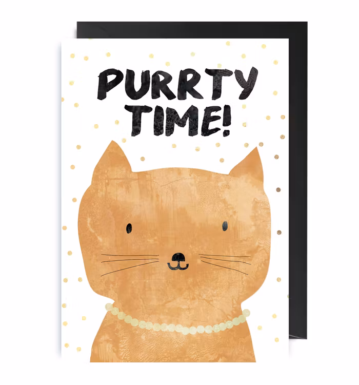 Kort - Party Animals Purrty Time