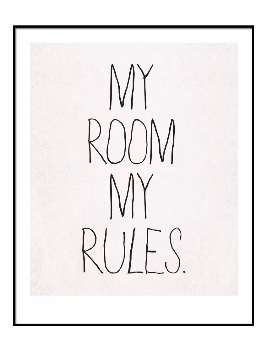 My Room My Rules
