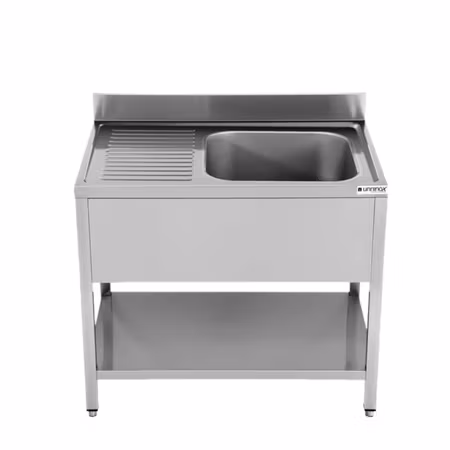 Diskbänk Eco i rostfritt stål – 1400 × 700 mm - diskho höger