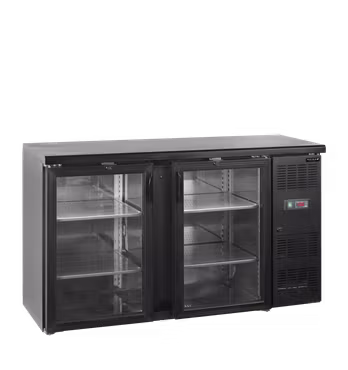 Tefcold CBC210G – robust barkyl med 2 glasdörrar