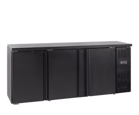 Tefcold CBC310 – robust barkyl med 3 fasta dörrar