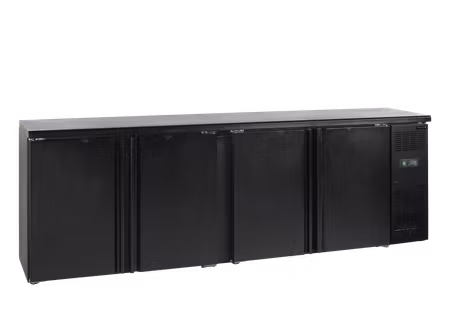 Tefcold CBC410 – extra rymlig barkyl med 4 fasta dörrar