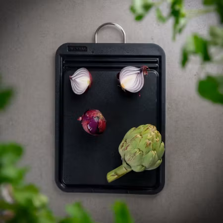 Global – Plastskärbräda 36,5 x 26,5 cm svart