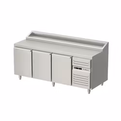 Pizzakylbänk 3 dörrar med kylränna GN1/6 - Allthermo