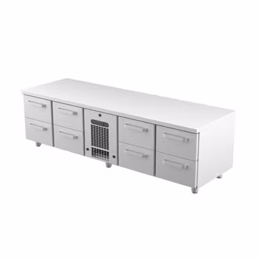 Grillkylbänk – Coolpart VLG-2008 med 8 draglådor