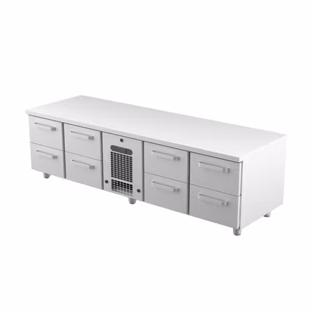 Grillkylbänk – Coolpart VLG-2008 med 8 draglådor