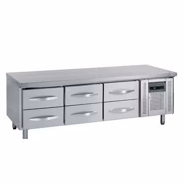 Grillkylbänk – Tefcold UC5360 med 6 draglådor