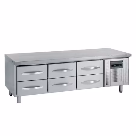 Grillkylbänk – Tefcold UC5360 med 6 draglådor