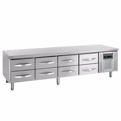 Grillkylbänk – Tefcold UC5480 med 8 draglådor