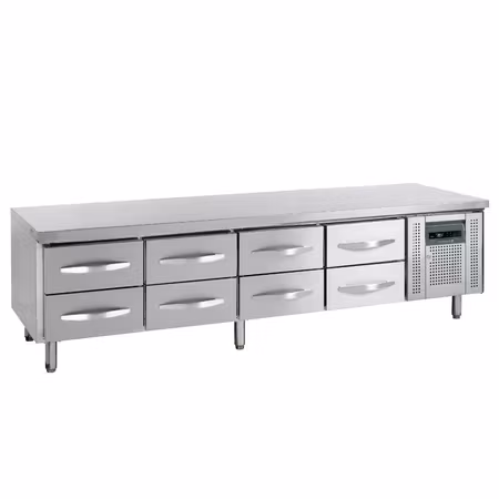 Grillkylbänk – Tefcold UC5480 med 8 draglådor