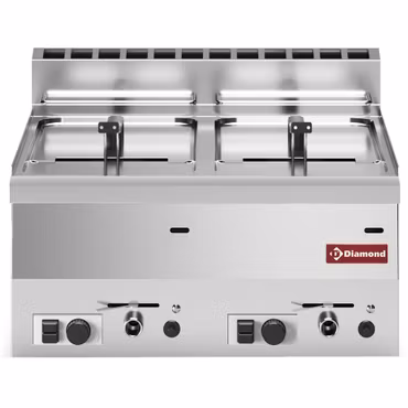 Fritös gas Diamond G60/F16-6T-N – 2 × 8 liter