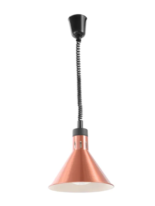 Värmelampa Hendi Konisk Koppar Ø275 mm – Justerbar Höjd 70–150 cm