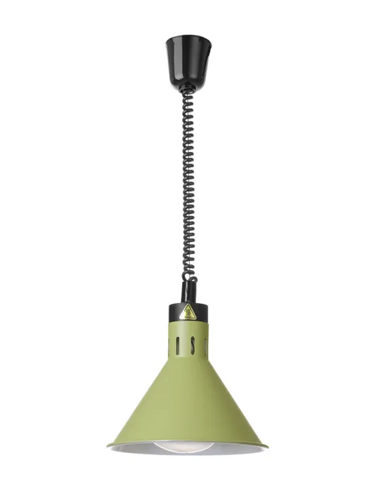 Värmelampa Hendi Konisk Grön Ø275 mm – Justerbar Höjd 70–150 cm
