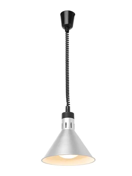Värmelampa Hendi Konisk Silver Ø275 mm – Justerbar Höjd 70–150 cm