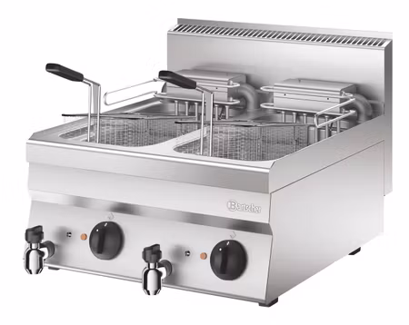 Fritös el 650, B600, 2 x 10 L 2 x 9 kW, Bartscher