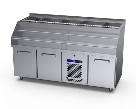 Coolpart BMO-1603 Barmästarkylbänk med  speedrack 1600mm