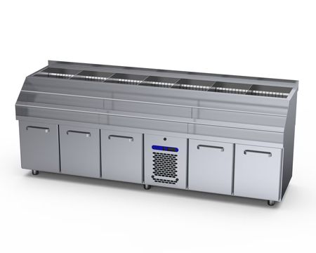 Coolpart BMO-2405 Barmästarkylbänk med  speedrack 2400mm