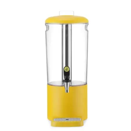 HENDI UNIQ Juicedispenser – 8 liter, gul, vit, svart