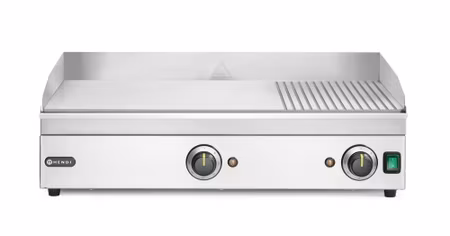 Stekhäll med 1/3 räfflad yta, HENDI, Kitchen Line, 230V/3500W, 697x474x(H)241mm