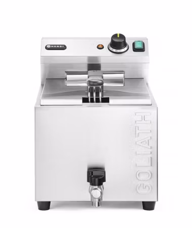 Fritös XL med avtappningskran HENDI GOLIATH, HENDI, 10L, 400V/10200W, 300x585x(H)392mm